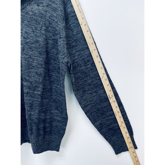 Goodiellow Slate Grey Mens Cowl Neck Sweater Size XL 100% Cotton NEW - Picture 3 of 6